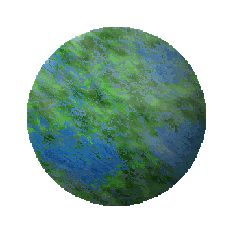 Pixel Planet, Pixel Art, Rotation