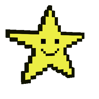 Star, Pixel Art, Pixel, Retro, Smiley