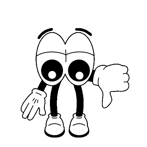 Reject Button Gif Thumbs Down Reject Big Eyes - Free GIF on Pixabay