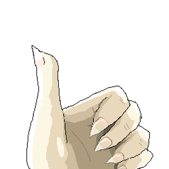 Okay, Like, Thumbs Up, Pixel Art