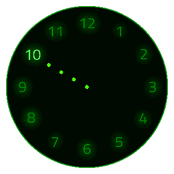 Clock, Hours, Twelve, Arabic Numbers