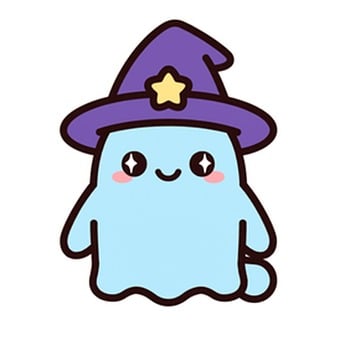 Halloween, Widmowy, Duch, Ładny
