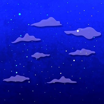 Clouds, Night, Sky, Passing, Loop