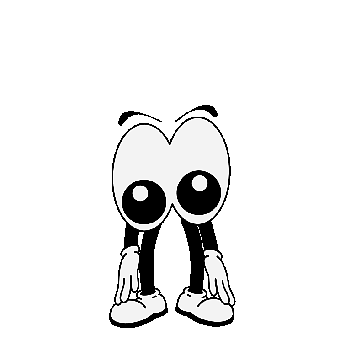 Big Eyes, Cartoon, Head, Bang, Knocking