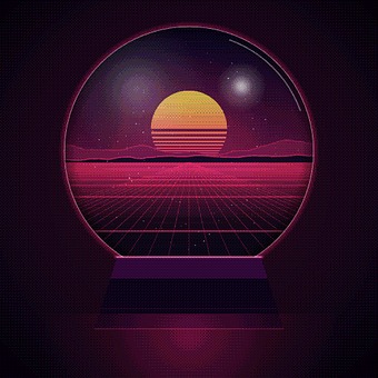 Synthwave, Dampbølge, Retro, Lo-Fi
