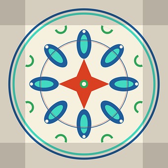 Kalkun, Iznik, Flise, Mønster