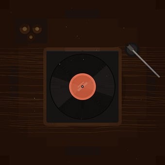 Pladespiller, Vinyl Plade, Analog, Musik