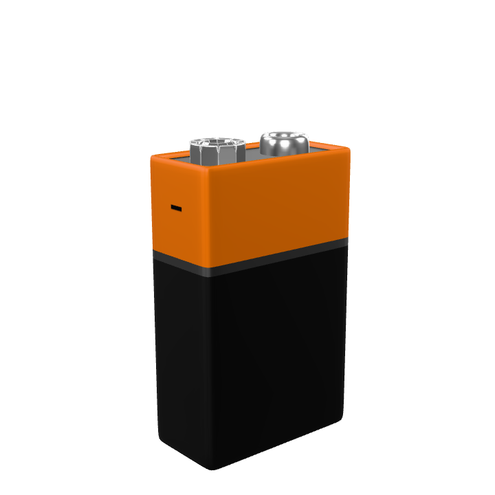 Battery Block 9V - Free 3D Models on Pixabay
