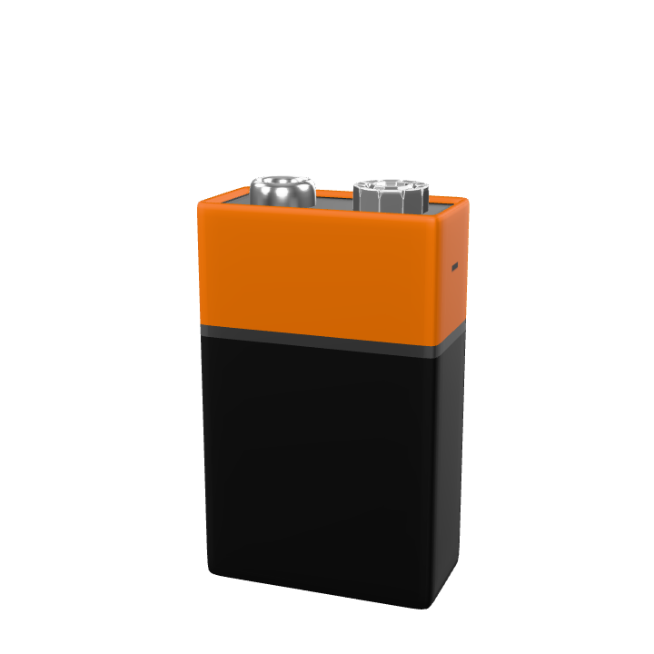 Battery Block 9V - Free 3D Models on Pixabay