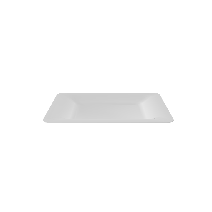 Plate, Dish, White, Ceramic, Stylized