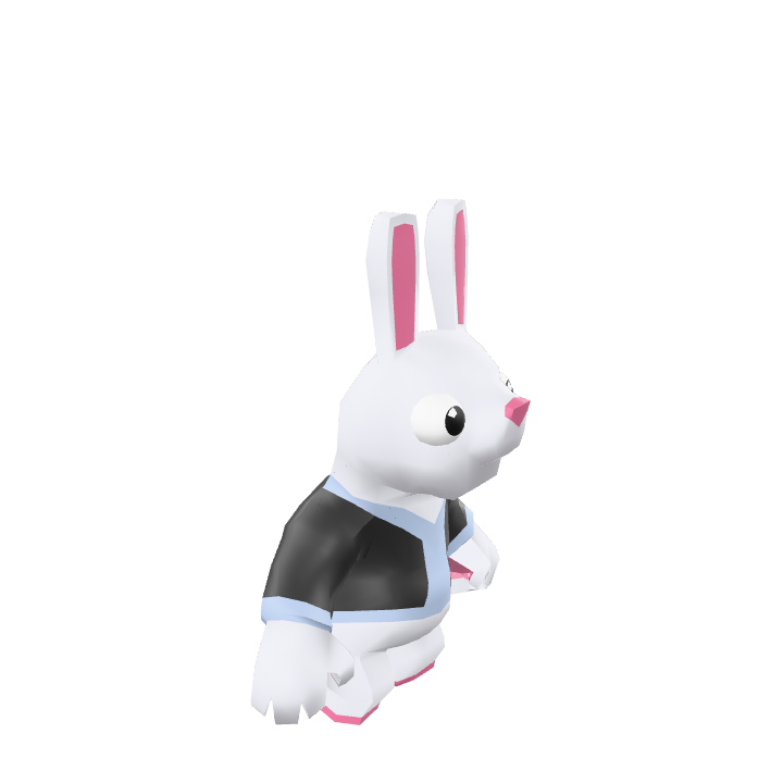 Balding Rabbit Cartoon Bald-Rabbit Rabbit Animal - Free 3D Models on Pixabay