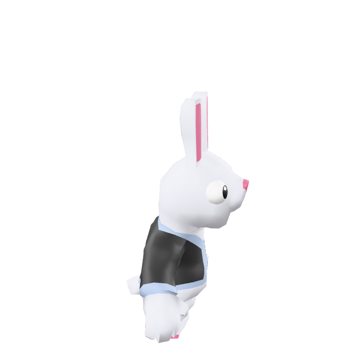 Balding Rabbit Cartoon Bald-Rabbit Rabbit Animal - Free 3D Models on Pixabay