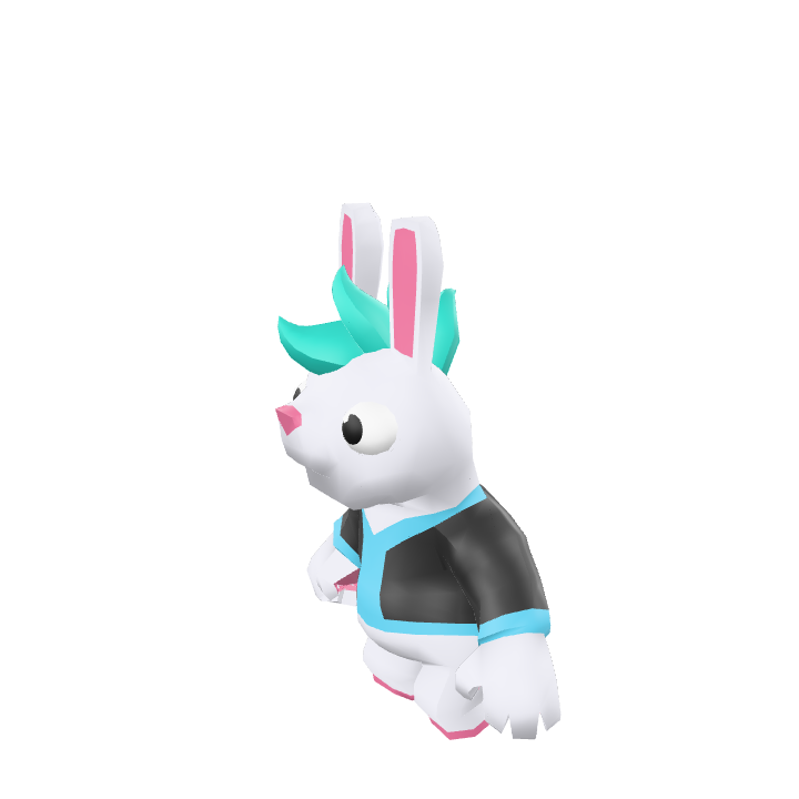 Cyan Blue Rabbit Cyan-Rabbit Rabbit Animal - Free 3D Models on Pixabay