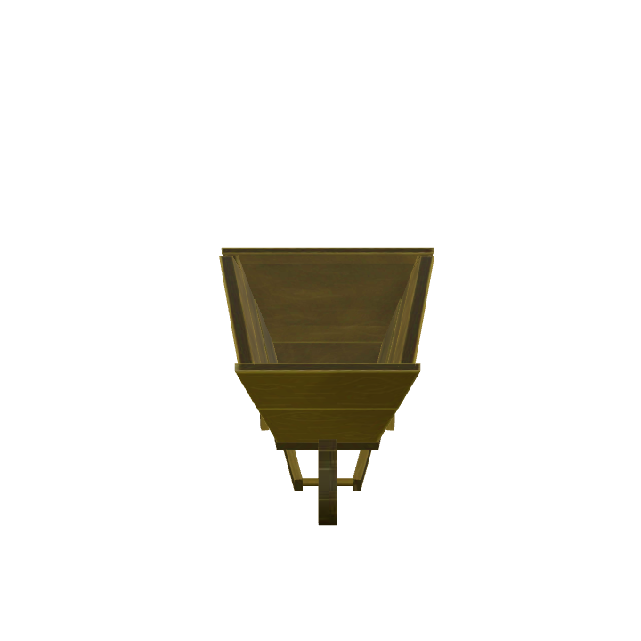 Wheelbarrow, Barrow, Cradle, Low-Poly