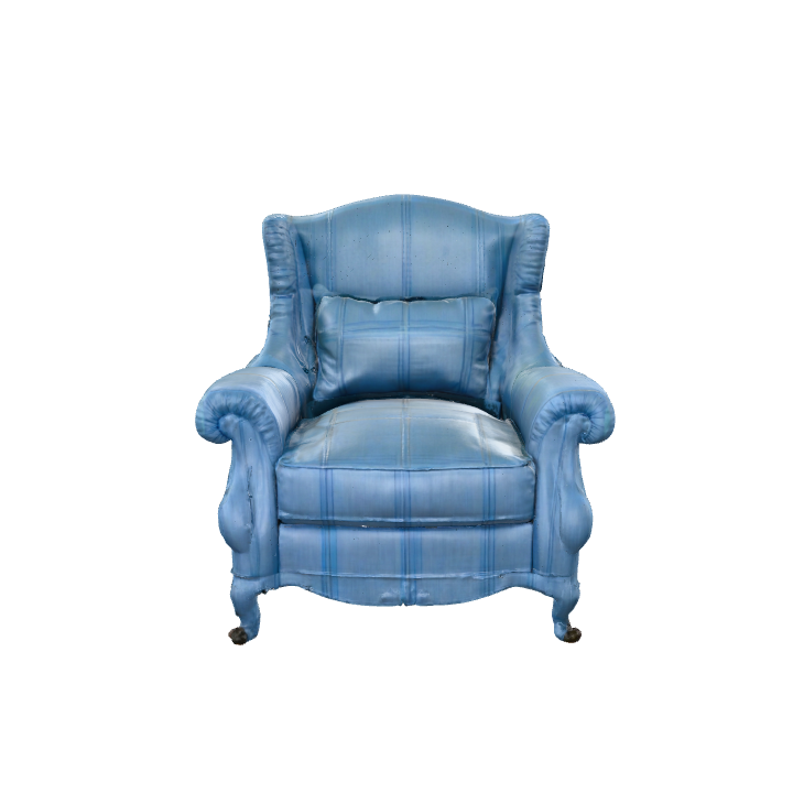 Couch, Recliner, Stripes