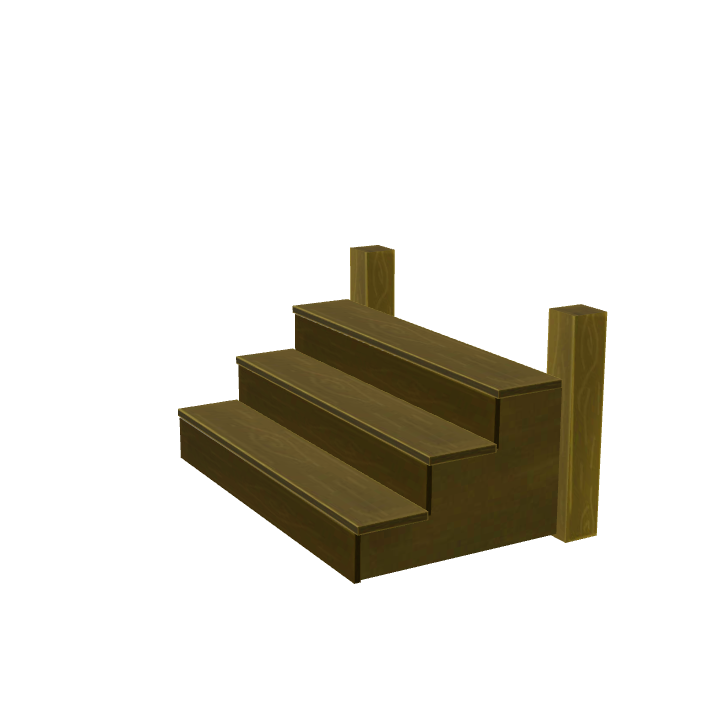 Wooden Small Stairs - Free 3D Models on Pixabay