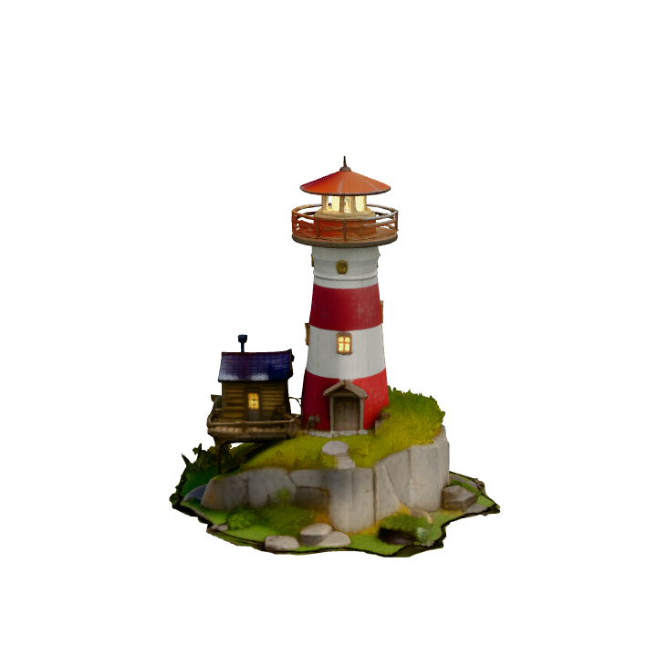 Lighthouse Landscape Model Lighthouse Landscape Nature - Free 3D Models on Pixabay