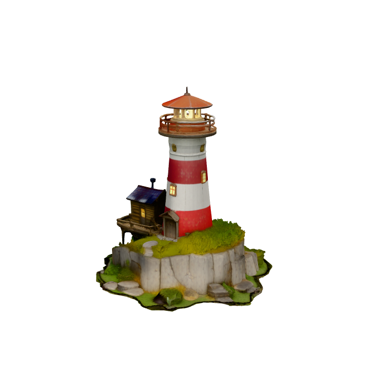 Lighthouse Landscape Model Lighthouse Landscape Nature - Free 3D Models on Pixabay