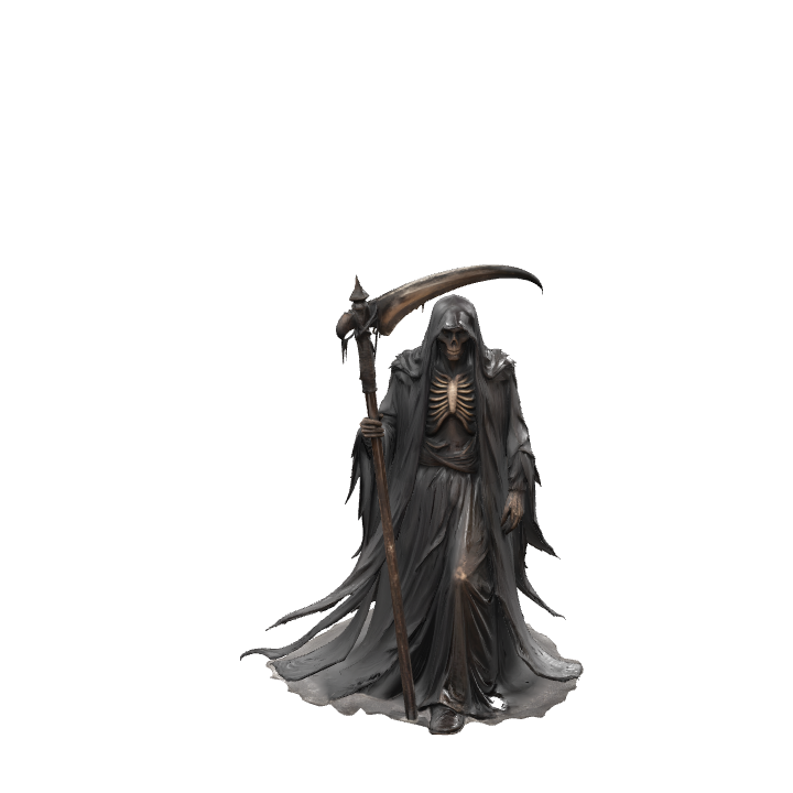 Grim Reaper Death Scythe - Free 3D Models on Pixabay