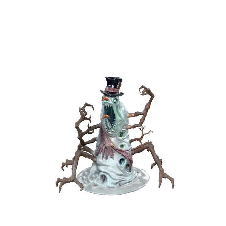 Gruseliger Schneemann