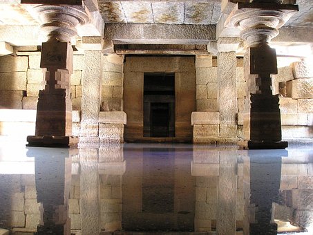 Tawaran Perjalanan yang Menyenangkan di India India, Temple, Water, Mirroring