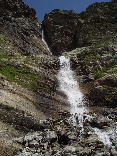 Vandfald, Vildt Vand, Landskab, Natur