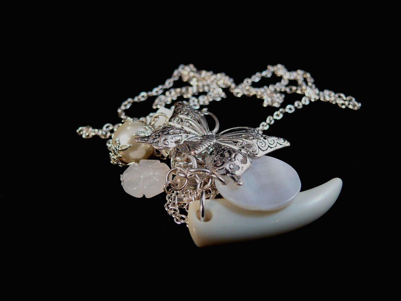 Oxidised Silver Hasli Necklace