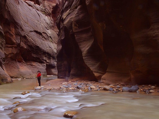 Free Canyon Riverbed photo and picture