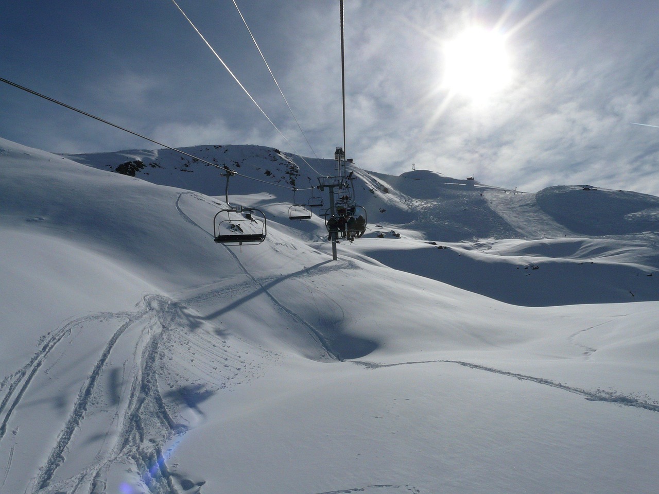 Chairlift - free online jigsaw puzzle photo