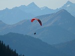 paraglider, fly, flight