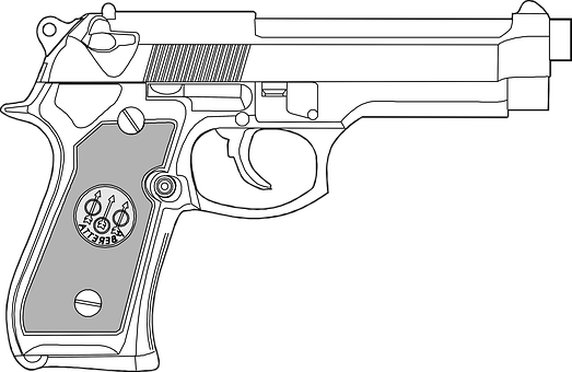 Free Pistol Firearm illustration and picture