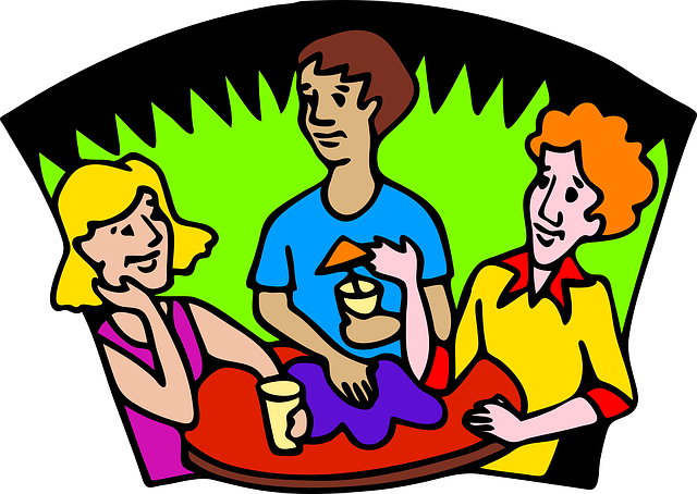 Free people conversation discussion illustration