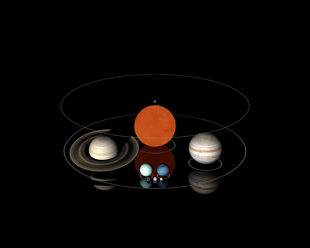 Free planets planet comparison size comparison illustration