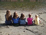 children, girls, sisters