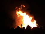 fire, bonfire, guys