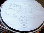 mall, atlanta, plate