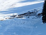 loose snow avalanches, avalanche, tear off tabs