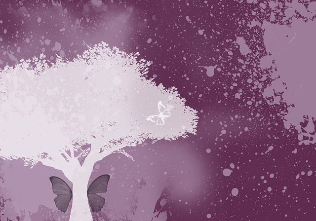 Free background purple splats illustration