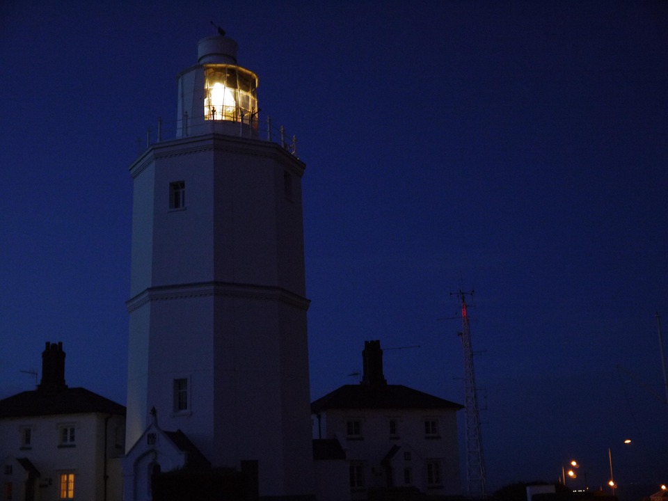Lighthouse Night Light · Free photo on Pixabay