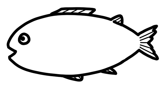 Free tuna fish marine illustration