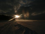 winter sunset, winter sunrise, sunset