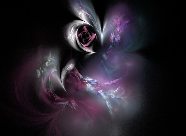 Fractal, Trandafir, Burgundia, Proiecta