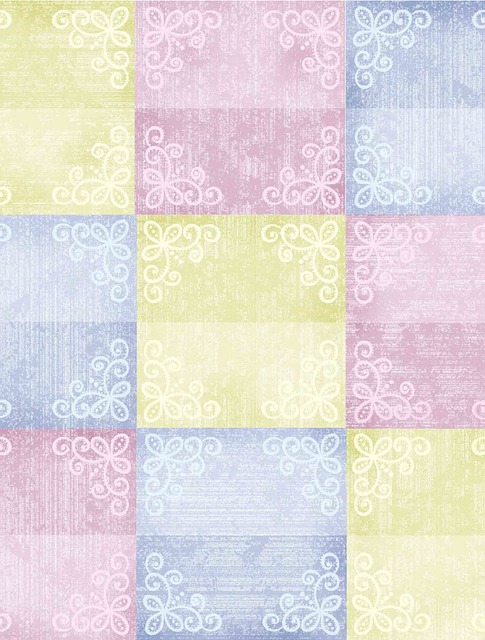 Free quilt box background illustration