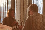 curtain, breakfast, people