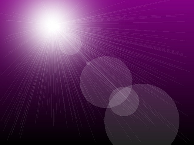 Free sunburst purple design illustration
