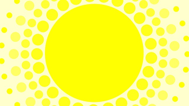 Free sun yellow background illustration
