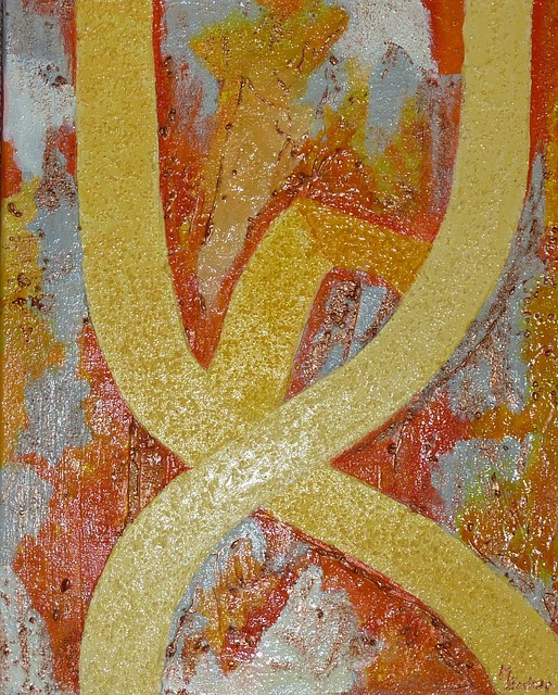 Bahnen, Farben, Bunt, Abstrakt