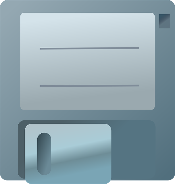 Free floppy disc storage hardware vector