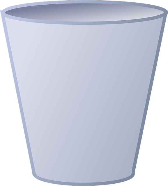 Free trashcan bin container vector