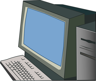 Computer, Server, Monitor, Keyboard
